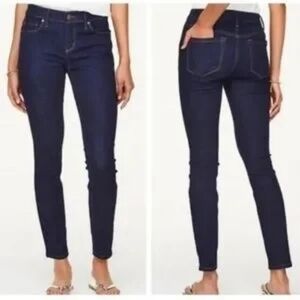 Ann Taylor Loft Modern Skinny Women's Dark Blue Jeans Sz2